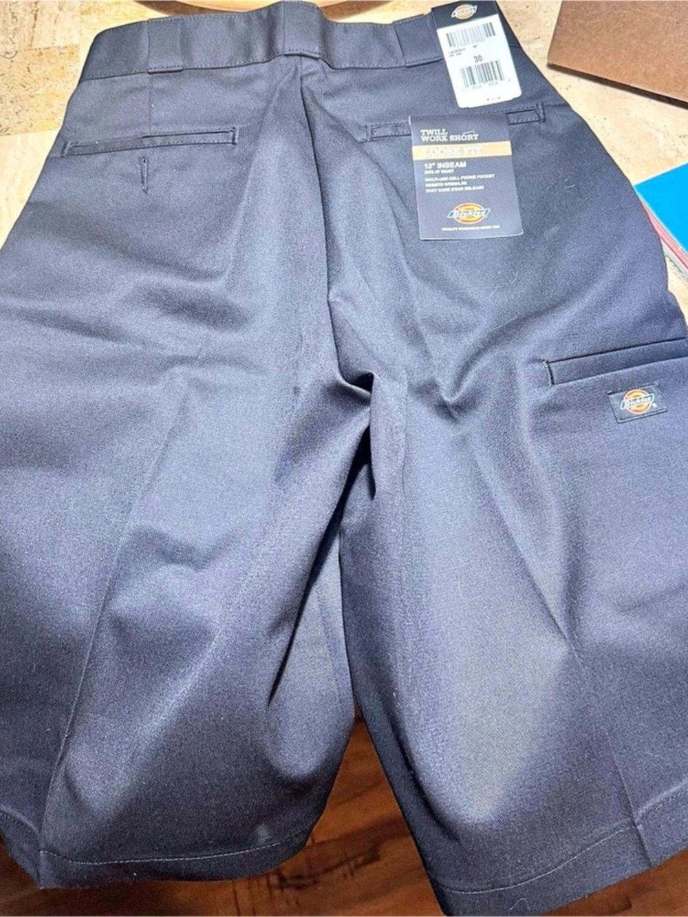 Dickies 13" inseam Loose Fit Work Shorts Men's Black Size 30 NWT